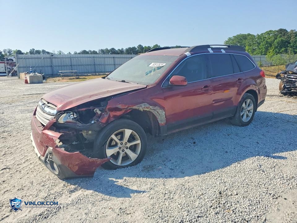 2013 SUBARU OUTBACK 2.5I PREMIUM – Lot 50912626 auction photo