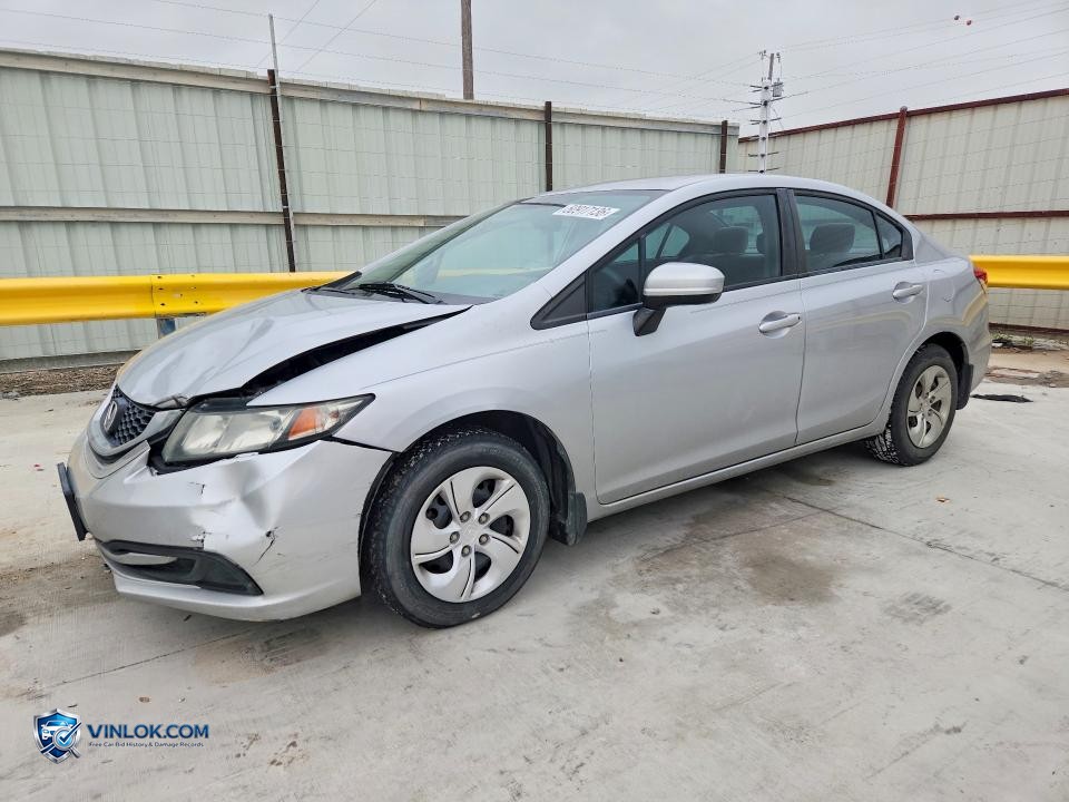 2015 HONDA CIVIC LX – Lot 50917136 auction photo