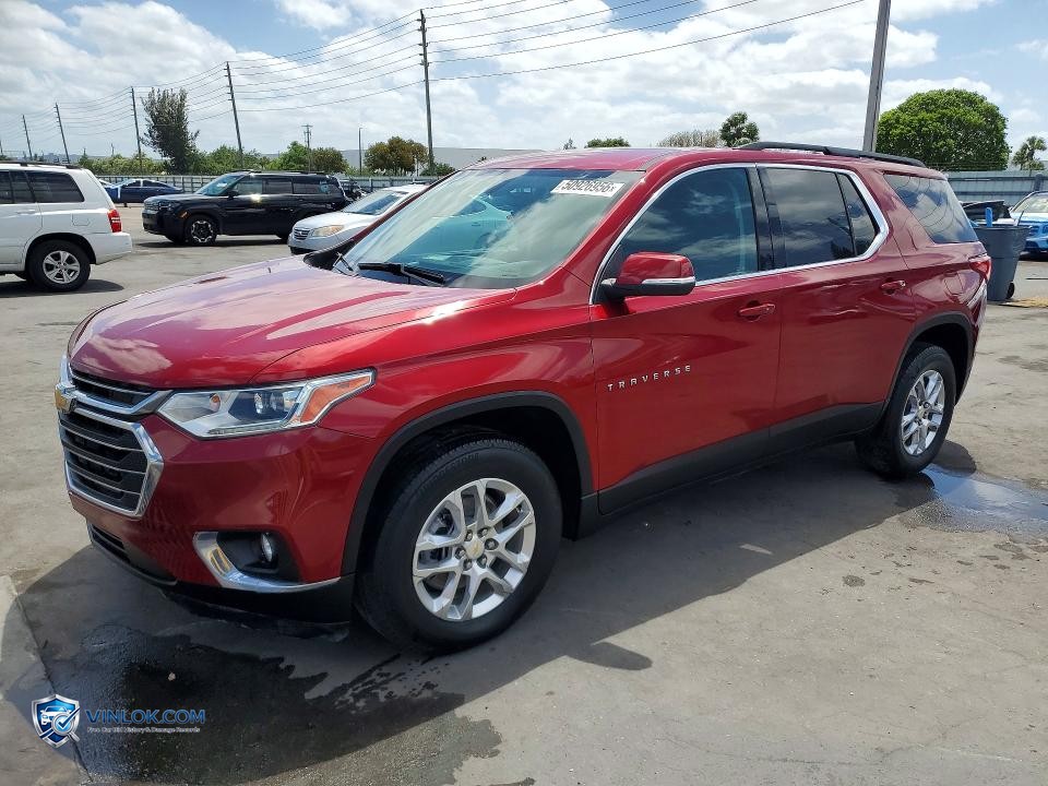 2021 CHEVROLET TRAVERSE LT – Lot 50926956 auction photo