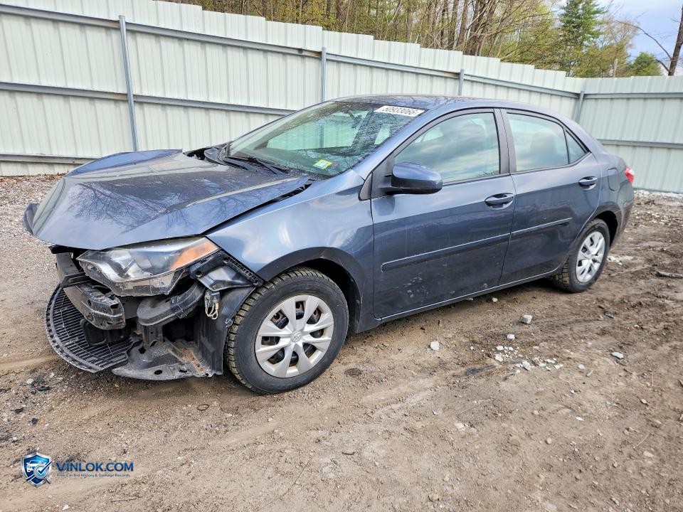 2014 TOYOTA COROLLA L – Lot 50933066 auction photo
