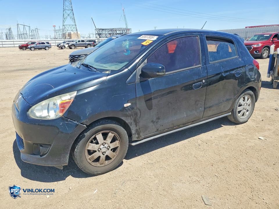 2015 MITSUBISHI MIRAGE ES – Lot 50937806 auction photo