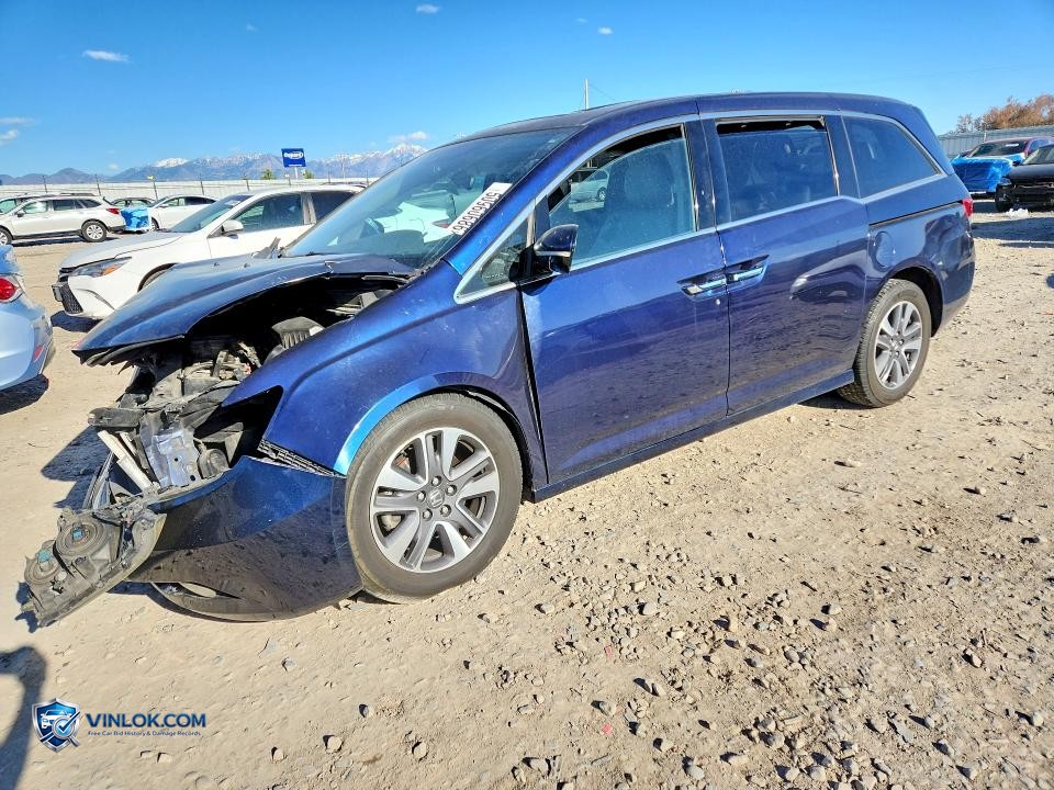 2015 HONDA ODYSSEY TOURING – Lot 50960686 auction photo