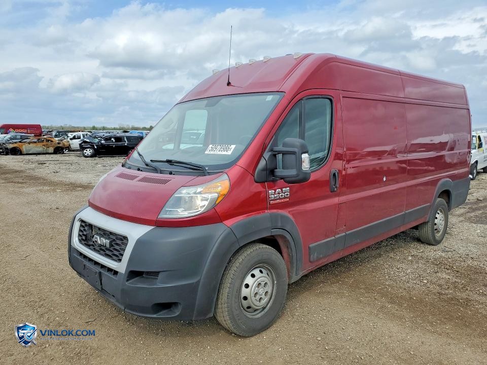 2019 RAM PROMASTER 3500 3500 HIGH – Lot 50978986 auction photo