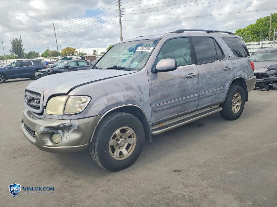 2002 TOYOTA SEQUOIA SR5 – Lot 50982206 auction photo