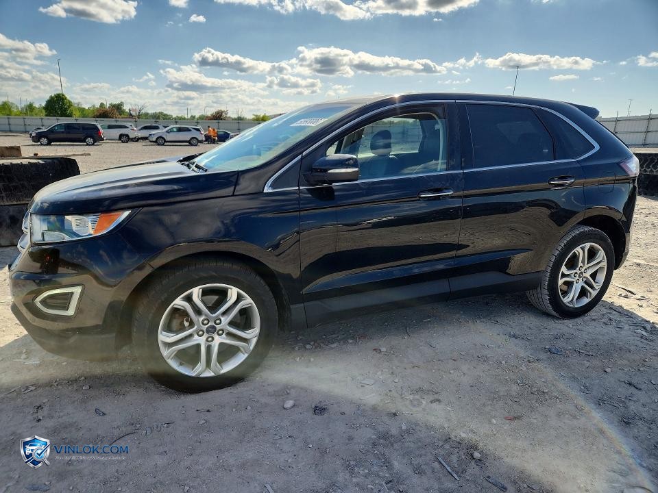 2017 FORD EDGE TITANIUM – Lot 50995686 auction photo