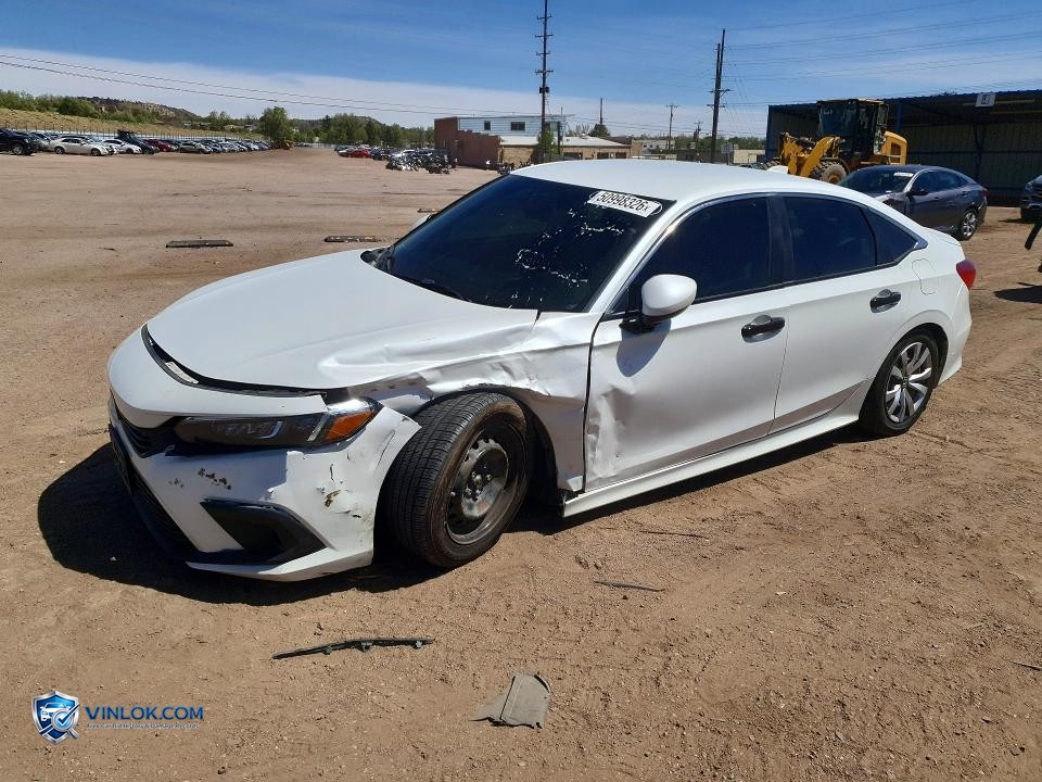 2022 HONDA CIVIC LX – Lot 50998326 auction photo