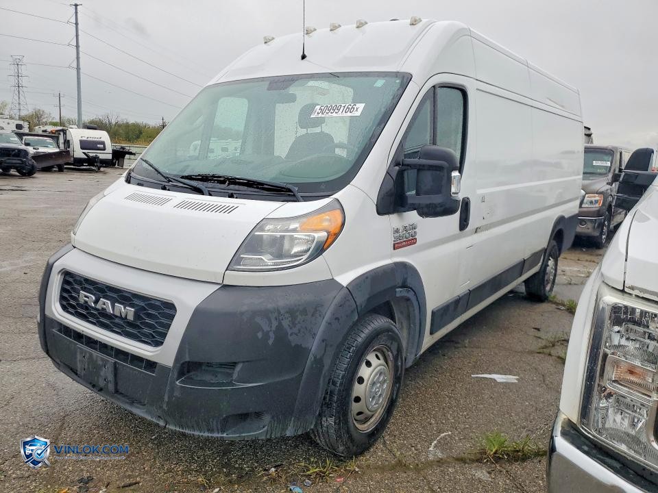2021 RAM PROMASTER 3500 DELIVERY VAN – Lot 50999166 auction photo