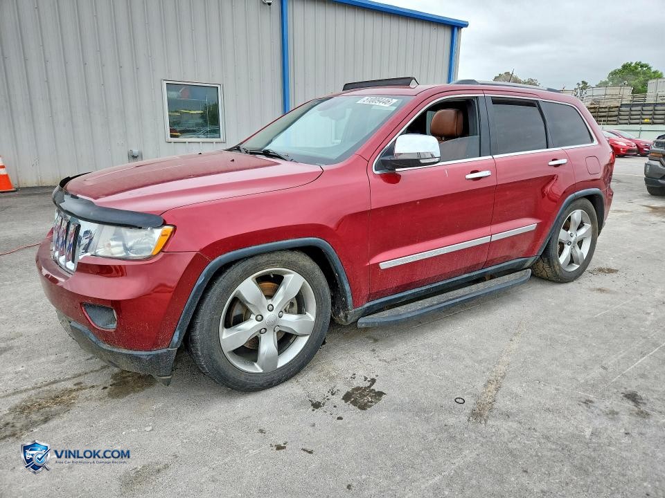 2012 JEEP GRAND CHEROKEE OVERLAND – Lot 51009446 auction photo