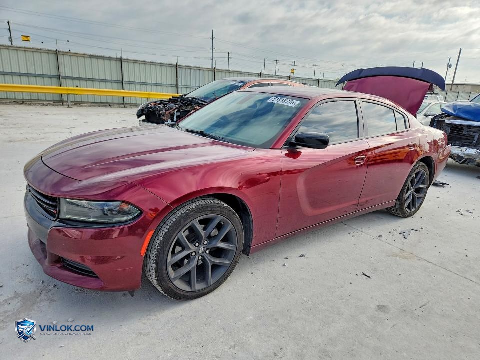 2022 DODGE CHARGER SXT – Lot 51018376 auction photo
