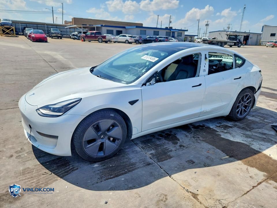 2021 TESLA MODEL 3 – Lot 51019496 auction photo