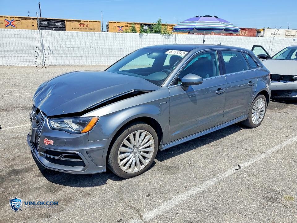 2016 AUDI A3 E-TRON PREMIUM PLUS – Lot 51027246 auction photo