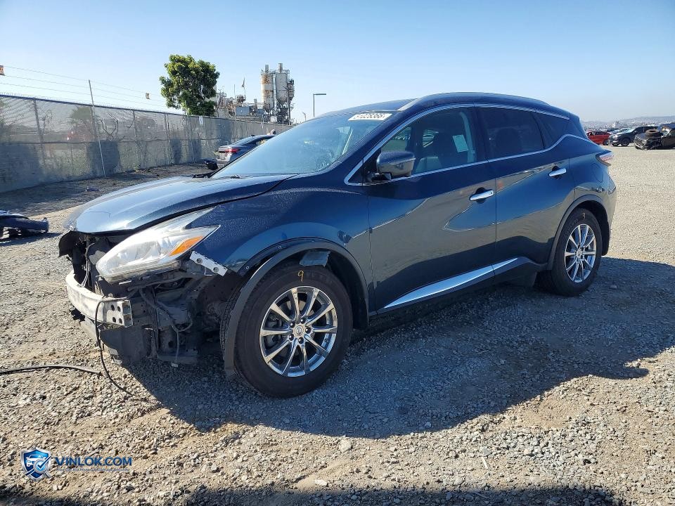 2017 NISSAN MURANO SL – Lot 51028366 auction photo