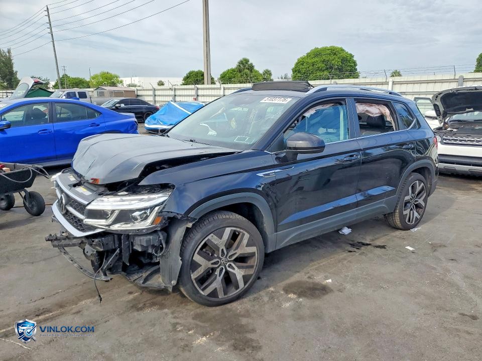 2022 VOLKSWAGEN TAOS SEL – Lot 51037176 auction photo