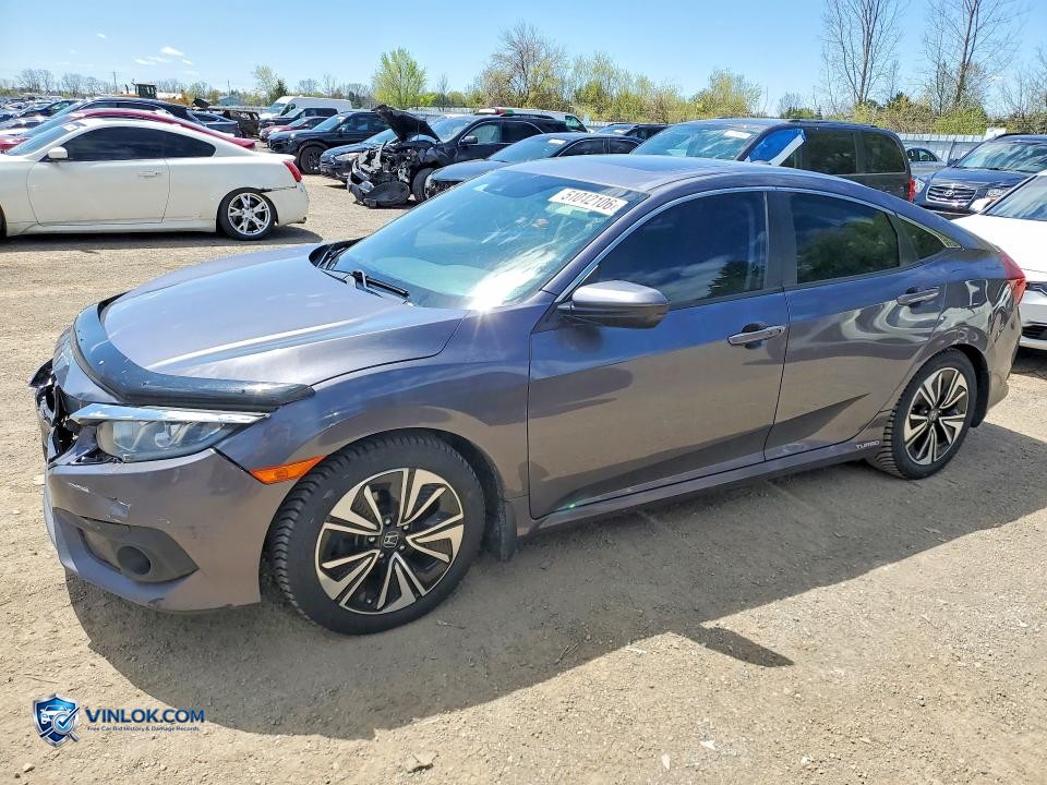 2016 HONDA CIVIC EX – Lot 51042106 auction photo