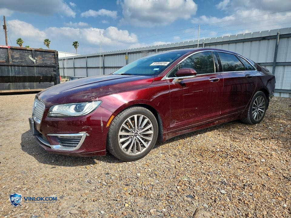 2018 LINCOLN MKZ SELECT – Lot 51069016 auction photo