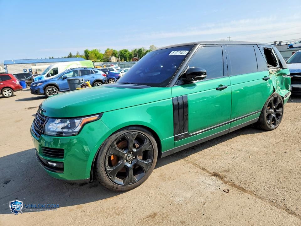 2017 LAND ROVER RANGE ROVER SUPERCHARGED – Lot 51074486 auction photo