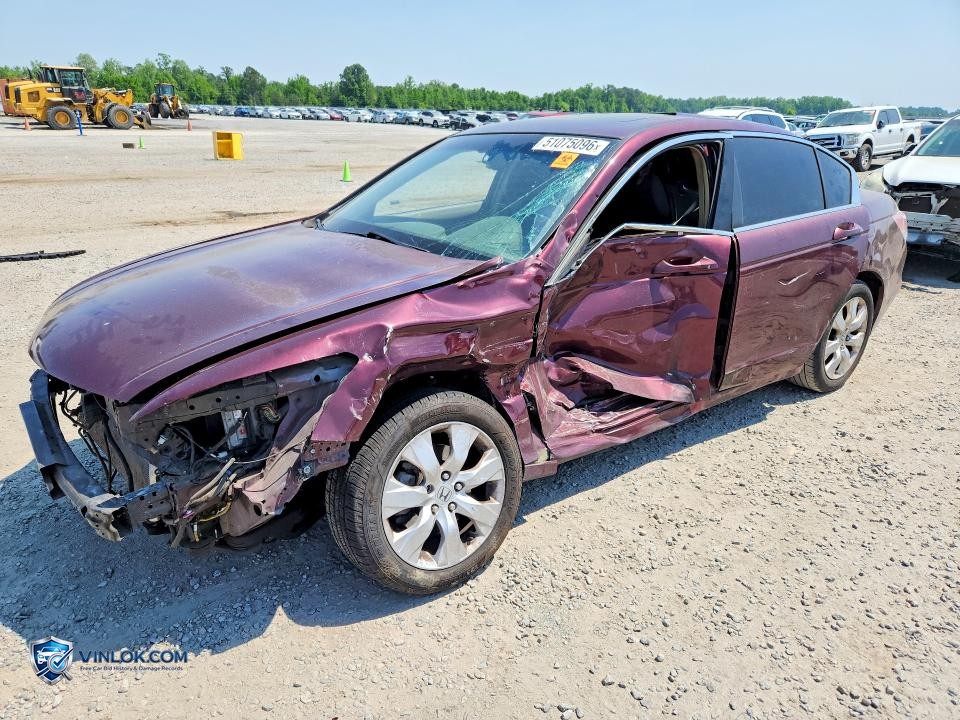 2008 HONDA ACCORD EXL – Lot 51075096 auction photo