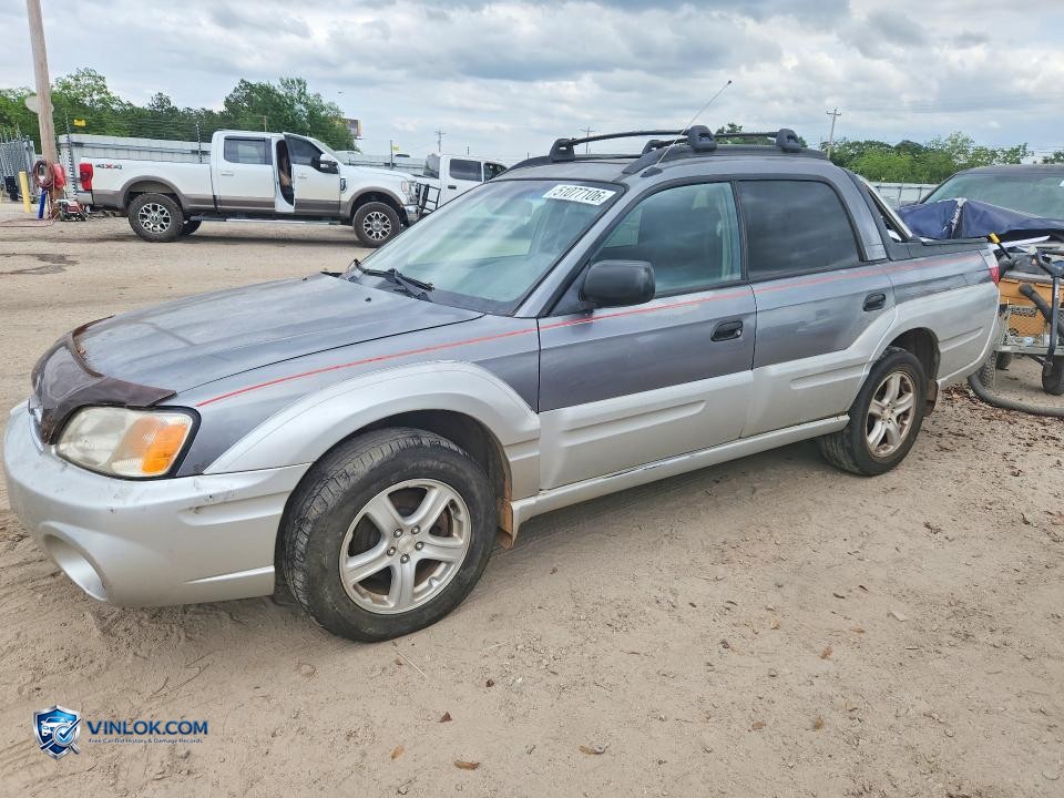2005 SUBARU BAJA SPORT – Lot 51077106 auction photo