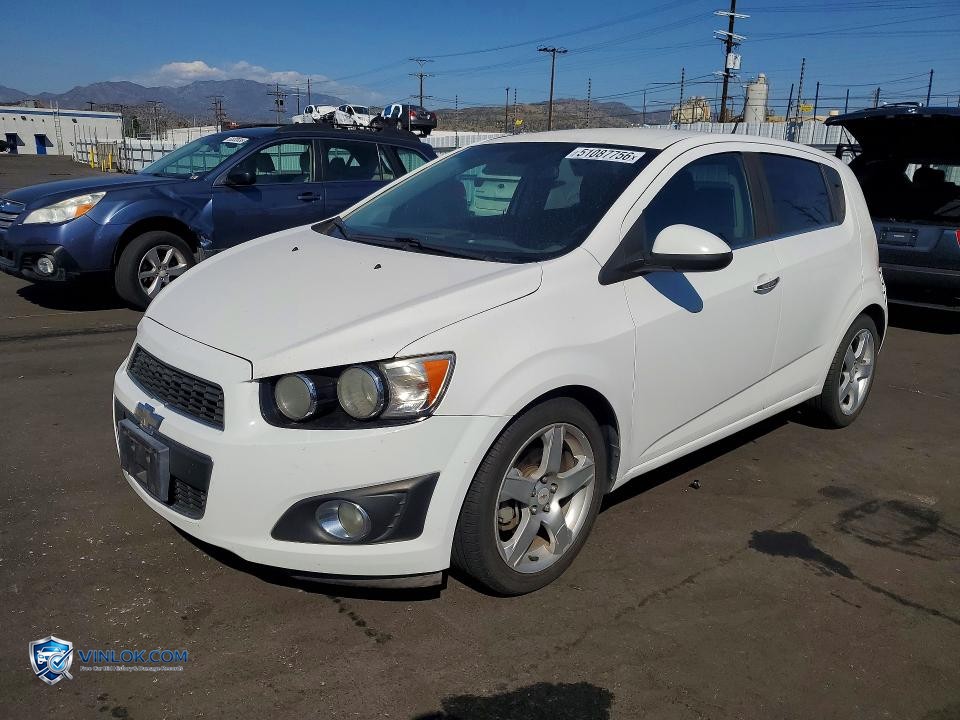 2012 CHEVROLET SONIC LTZ – Lot 51087756 auction photo