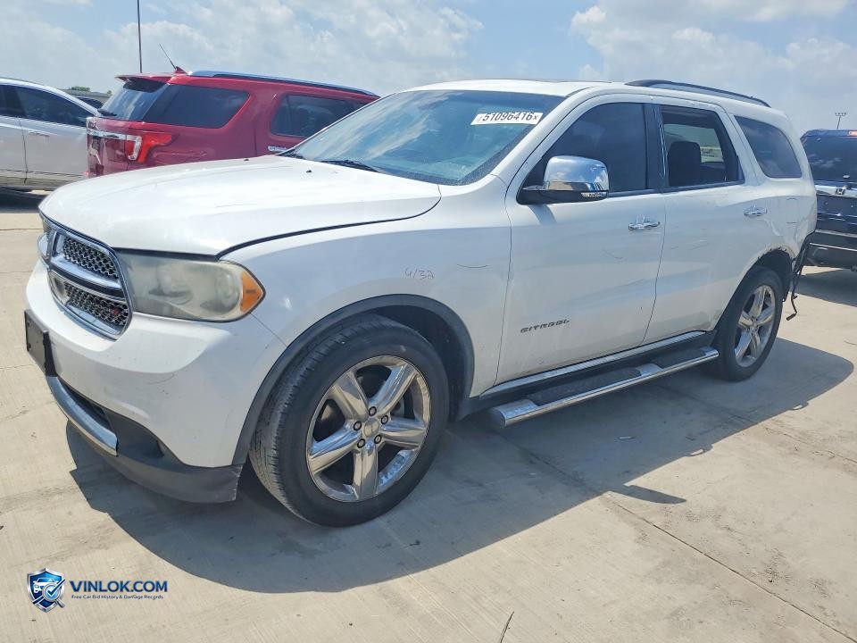 2013 DODGE DURANGO CITADEL – Lot 51096416 auction photo