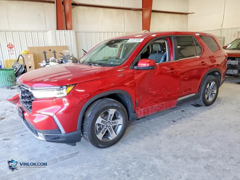 2025 HONDA PILOT EXL – Lot 51097066 auction photo