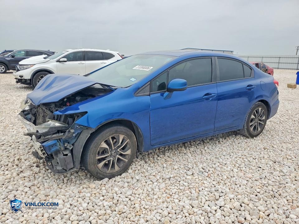 2013 HONDA CIVIC EX – Lot 51098006 auction photo