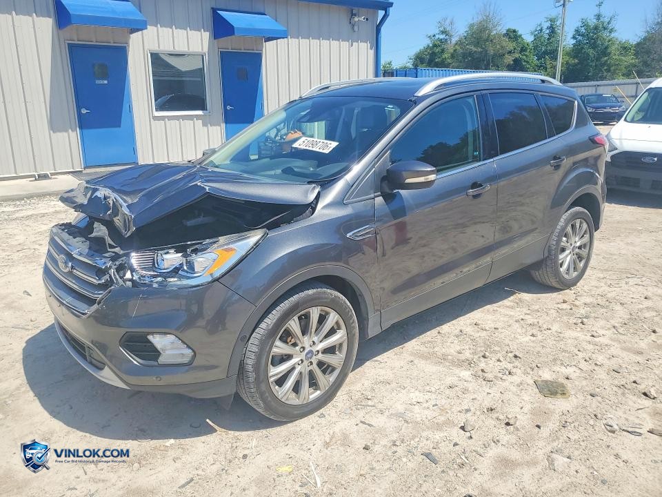 2017 FORD ESCAPE TITANIUM – Lot 51098706 auction photo