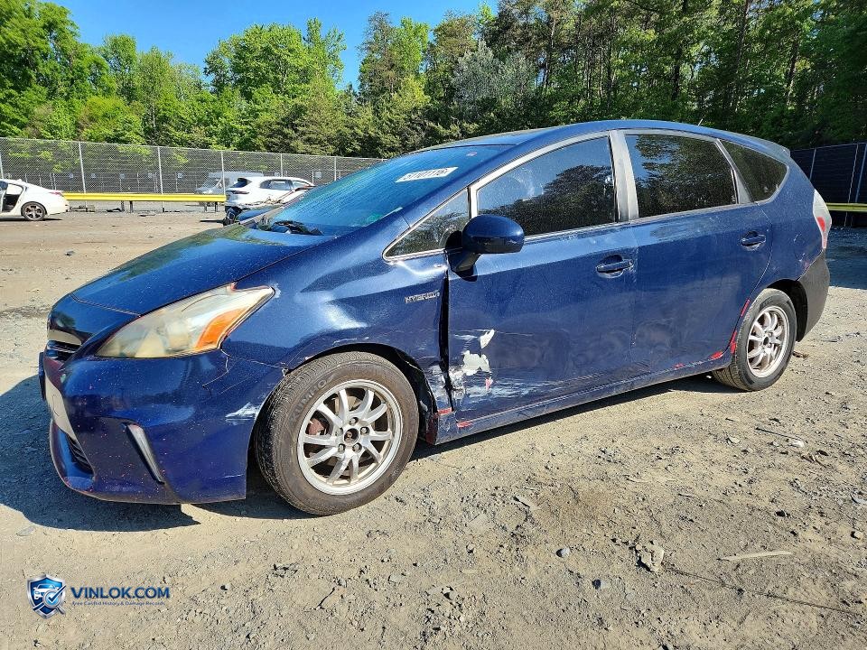 2014 TOYOTA PRIUS V TWO – Lot 51101116 auction photo