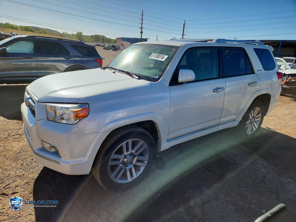 2012 TOYOTA 4RUNNER LIMITED – Lot 51108516 auction photo