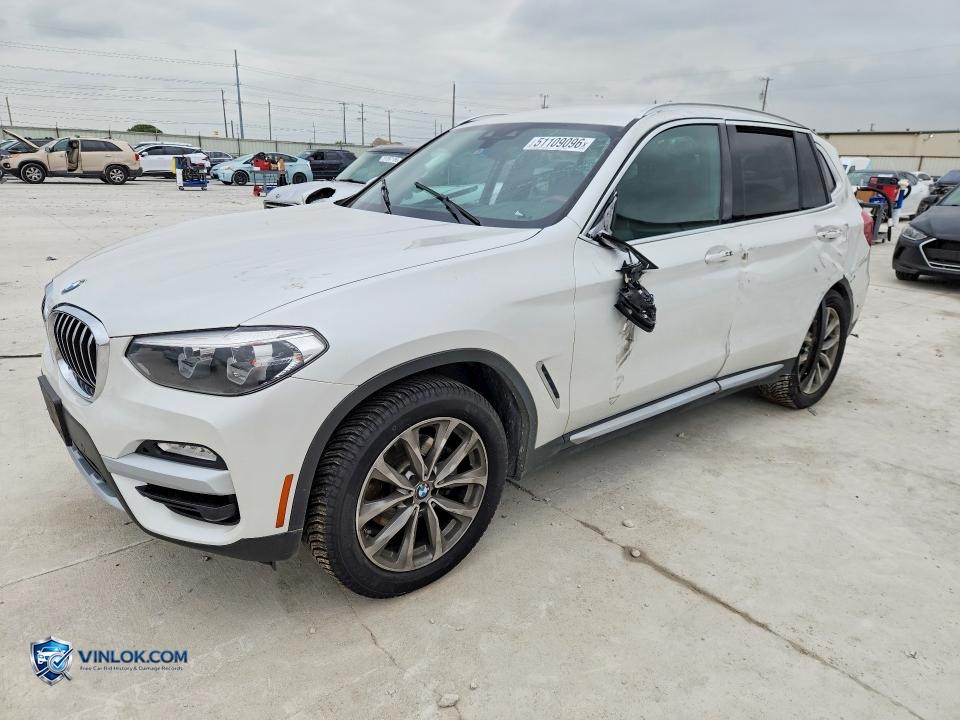 2019 BMW X3 XDRIVE30I – Lot 51109096 auction photo