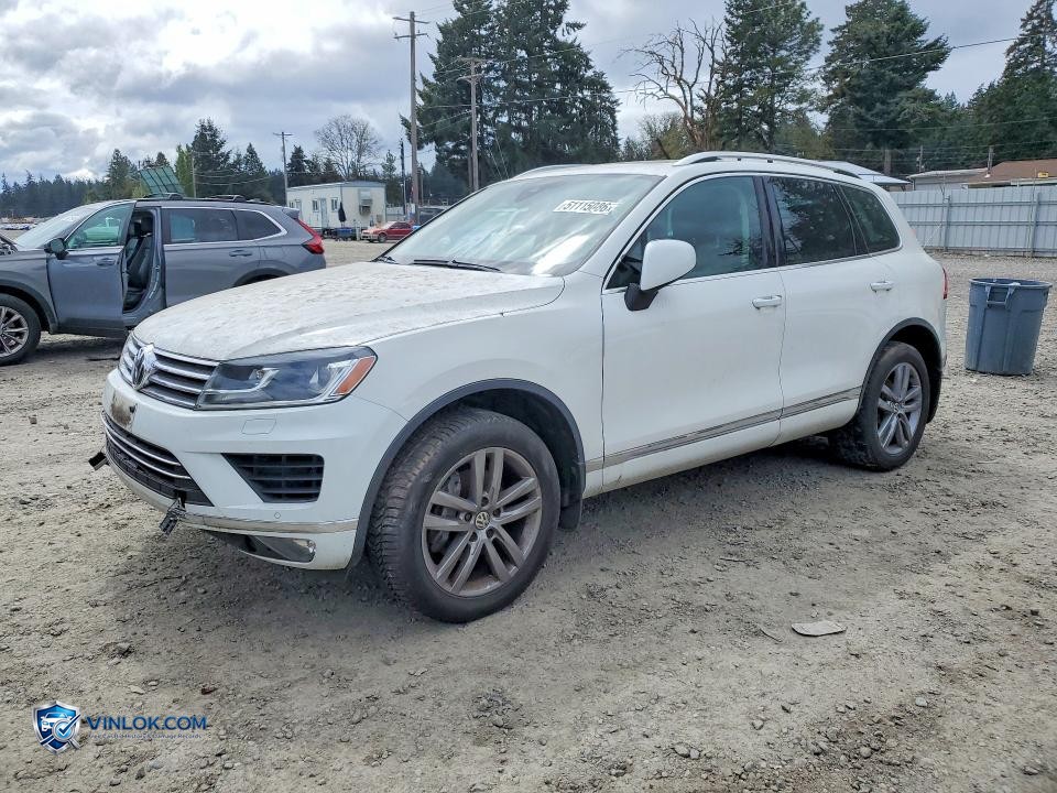 2016 VOLKSWAGEN TOUAREG LUXURY 3.6L – Lot 51115086 auction photo