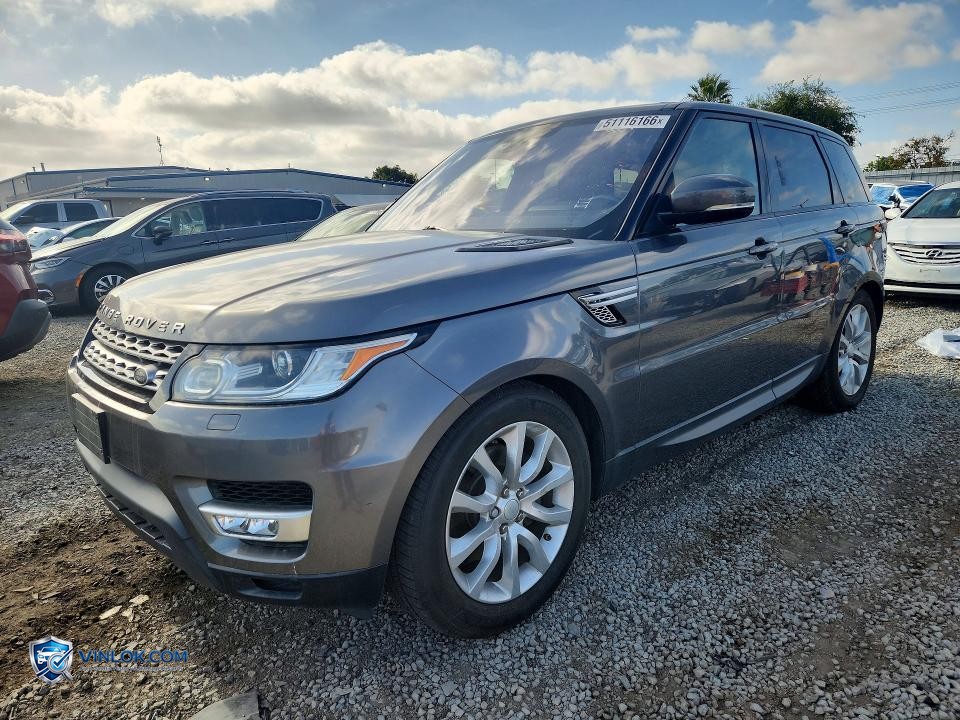 2016 LAND ROVER RANGE ROVER SPORT HSE – Lot 51116166 auction photo