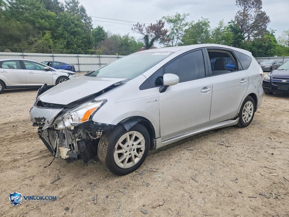 2012 TOYOTA PRIUS V – Lot 51116816 auction photo