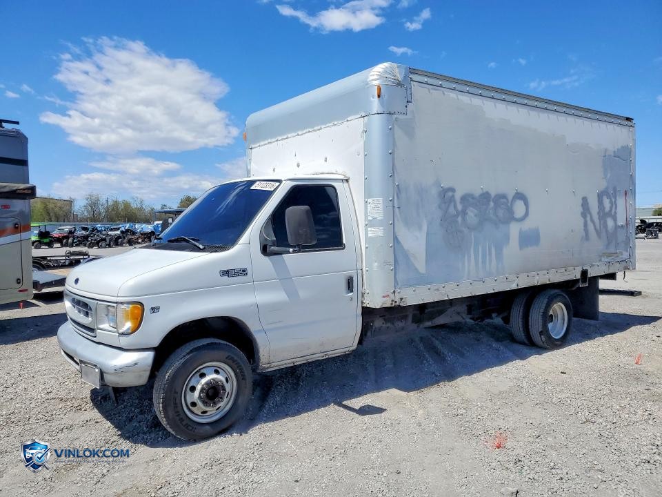 1999 FORD E350 BOX TRUCK – Lot 51123316 auction photo