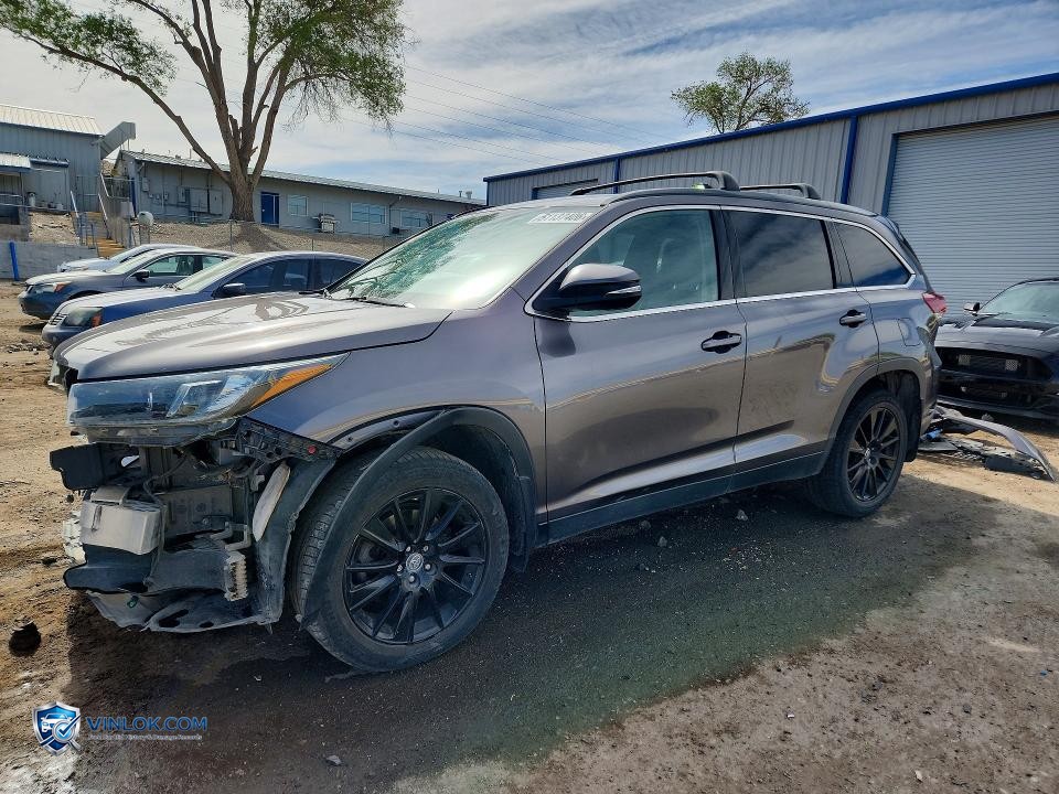2019 TOYOTA HIGHLANDER SE – Lot 51137406 auction photo