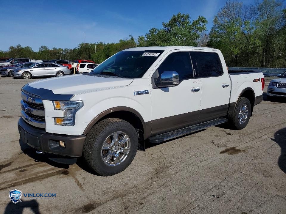 2015 FORD F150 SUPERCREW – Lot 51145646 auction photo