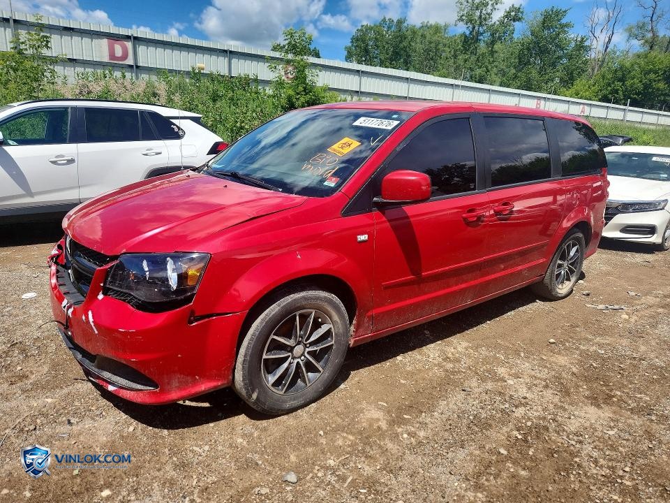 2014 DODGE GRAND CARAVAN SE – Lot 51177676 auction photo