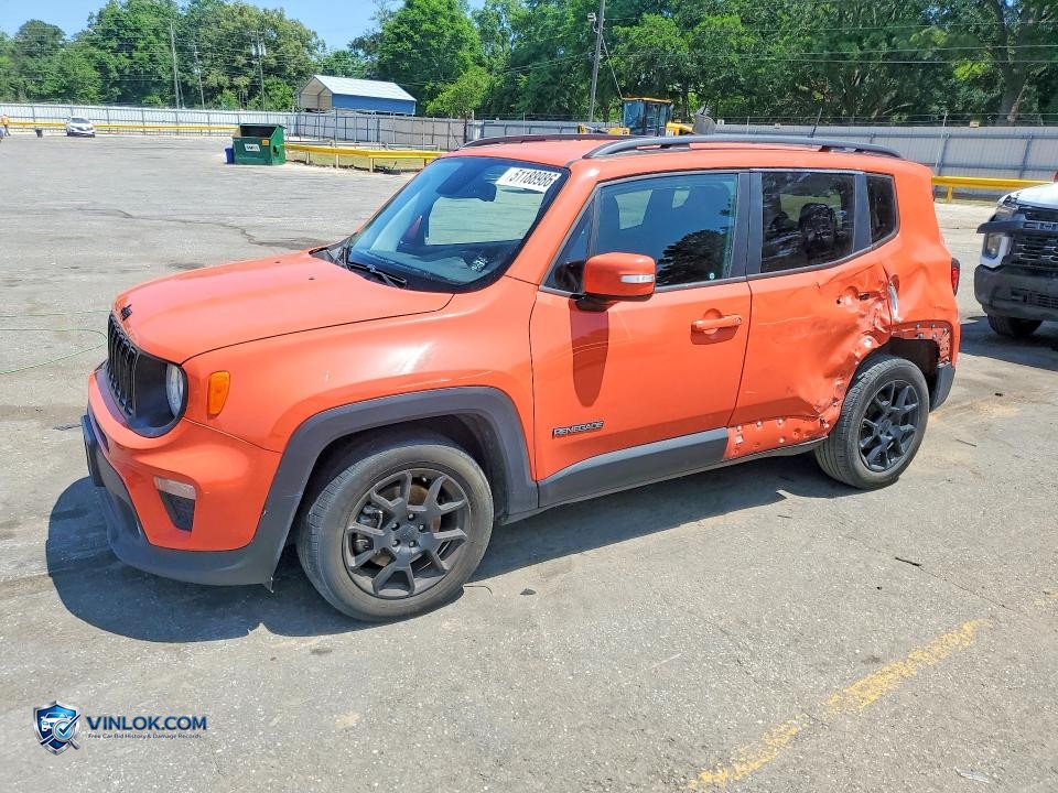 2020 JEEP RENEGADE LATITUDE – Lot 51188986 auction photo