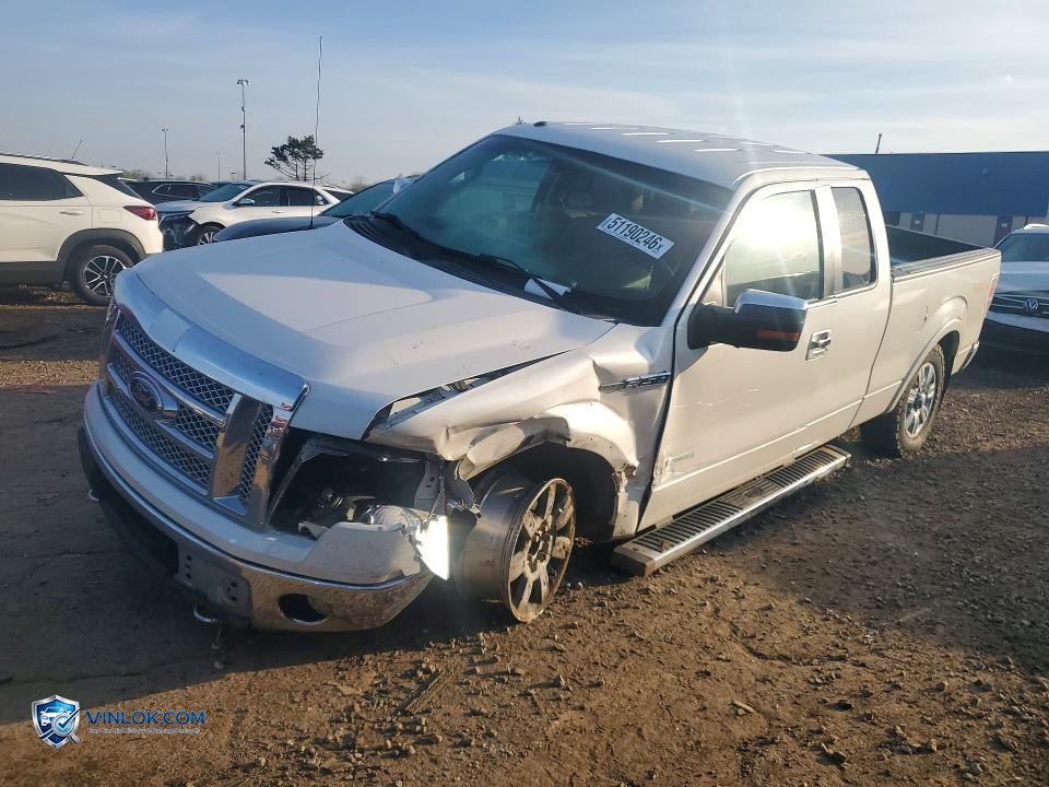 2012 FORD F150 SUPER CAB – Lot 51190246 auction photo
