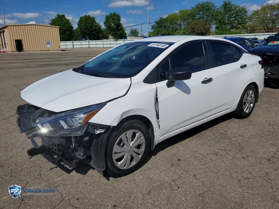 2020 NISSAN VERSA S – Lot 51194146 auction photo