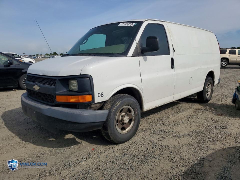 2008 CHEVROLET EXPRESS G1500 – Lot 51199316 auction photo