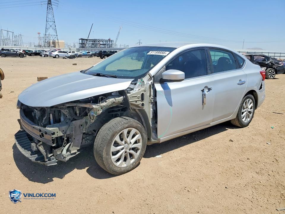2019 NISSAN SENTRA SV – Lot 51199956 auction photo