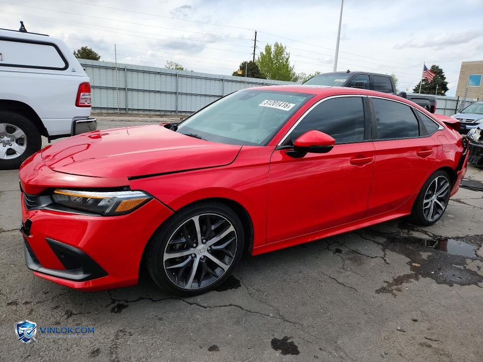 2022 HONDA CIVIC TOURING – Lot 51201416 auction photo