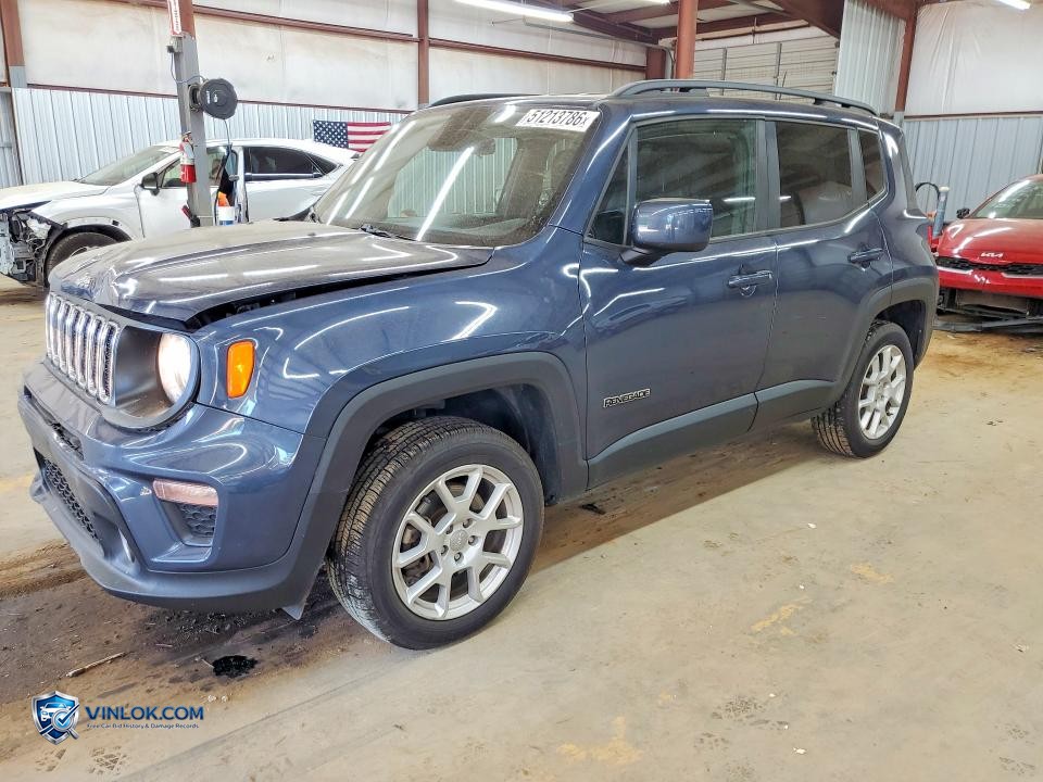 2020 JEEP RENEGADE LATITUDE – Lot 51213786 auction photo