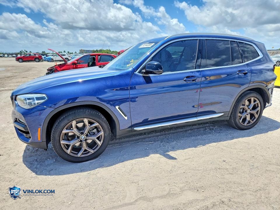2021 BMW X3 XDRIVE30I – Lot 51244356 auction photo
