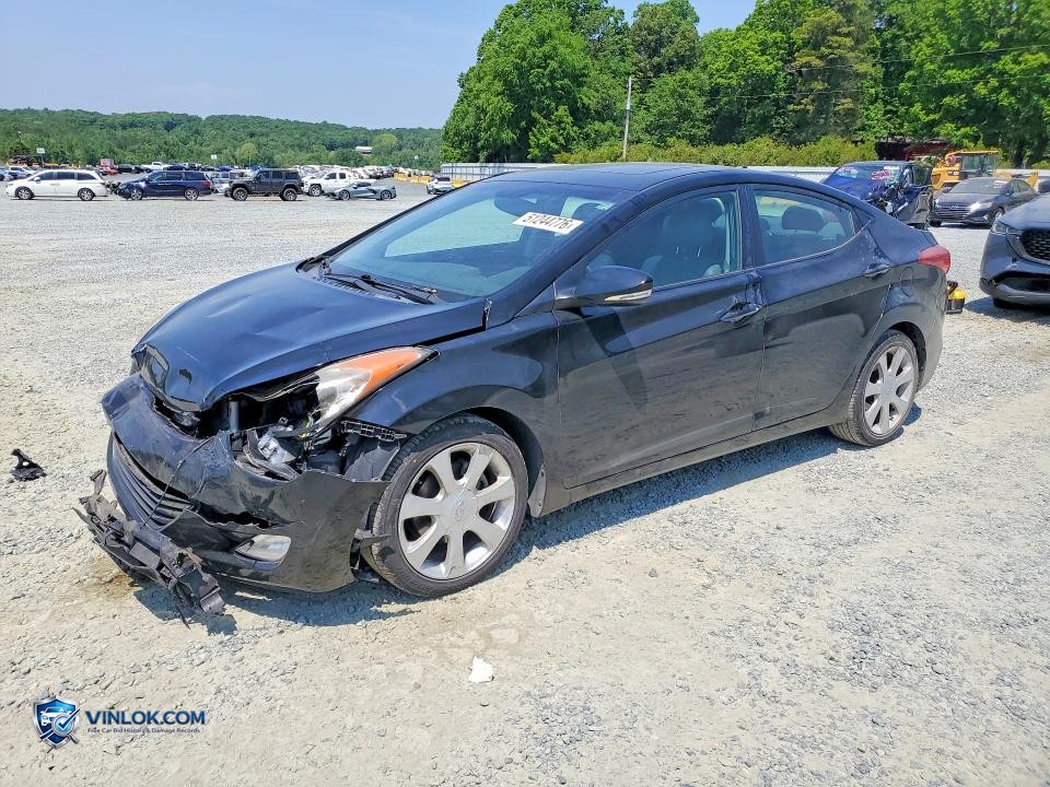 2012 HYUNDAI ELANTRA LIMITED – Lot 51244776 auction photo