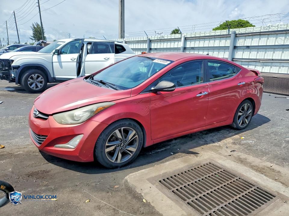 2016 HYUNDAI ELANTRA LIMITED – Lot 51248806 auction photo