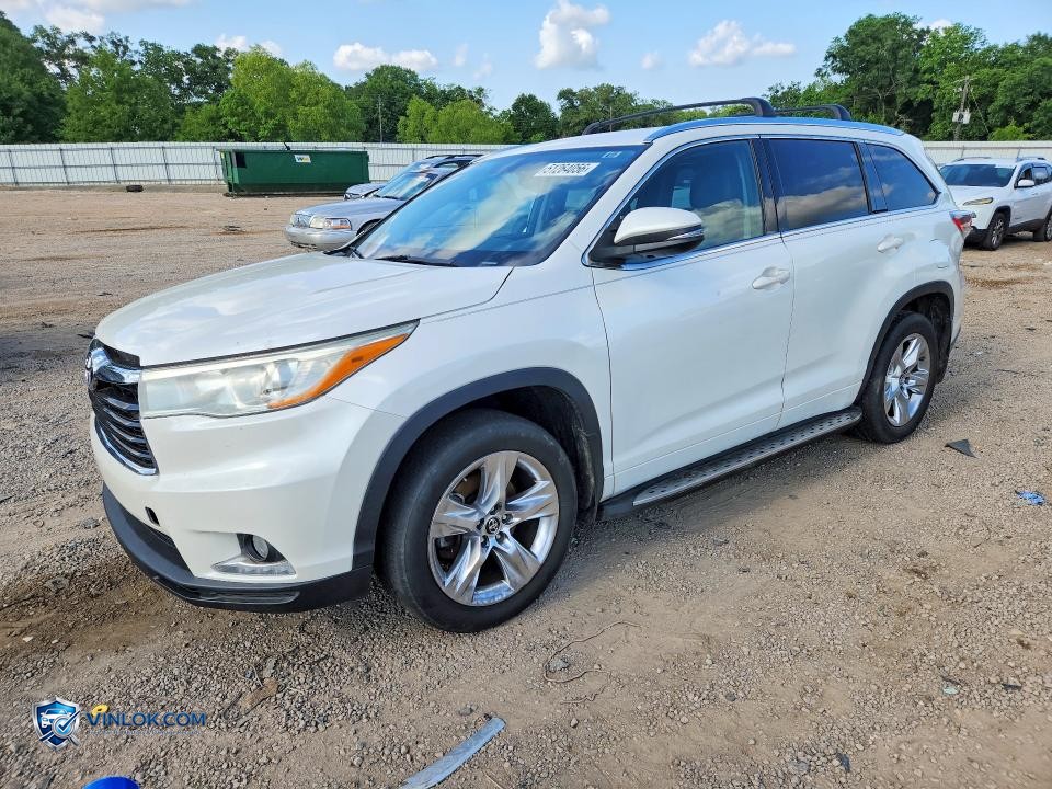 2016 TOYOTA HIGHLANDER LIMITED – Lot 51264056 auction photo