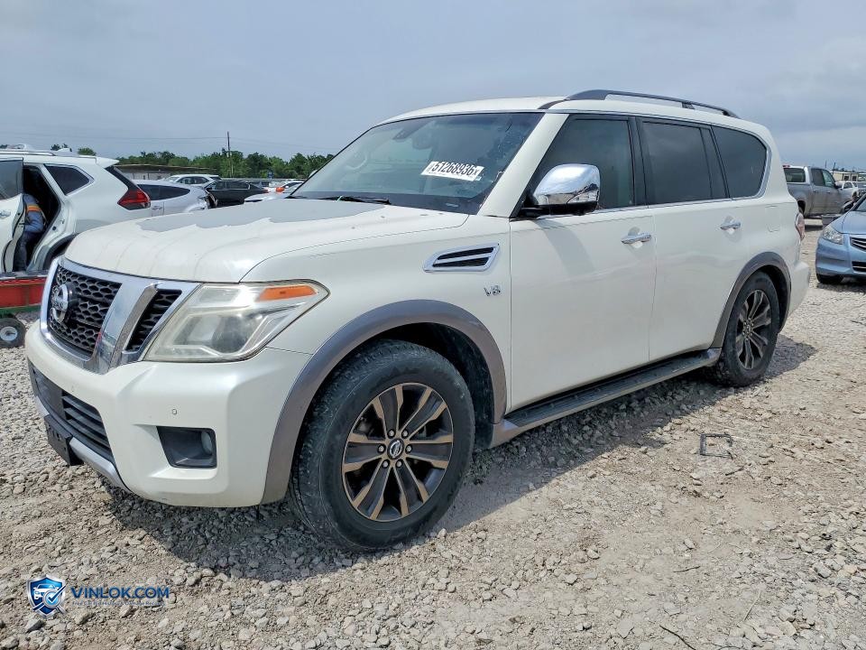 2017 NISSAN ARMADA PLATINUM – Lot 51268936 auction photo