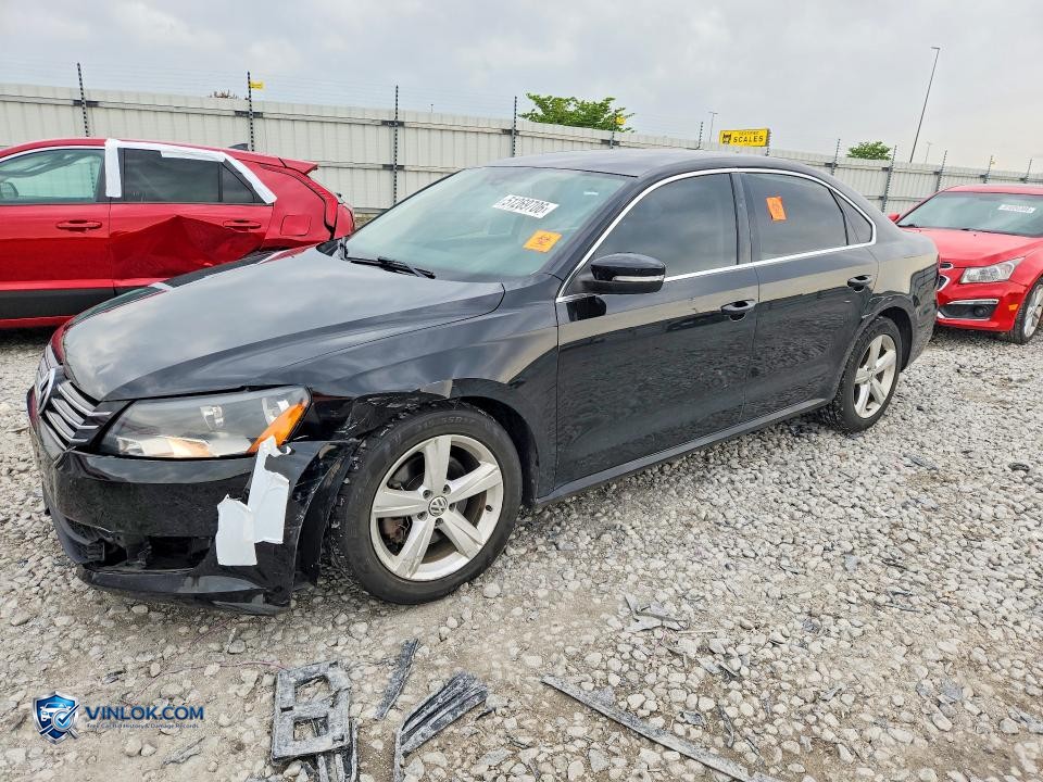 2013 VOLKSWAGEN PASSAT SE – Lot 51269706 auction photo